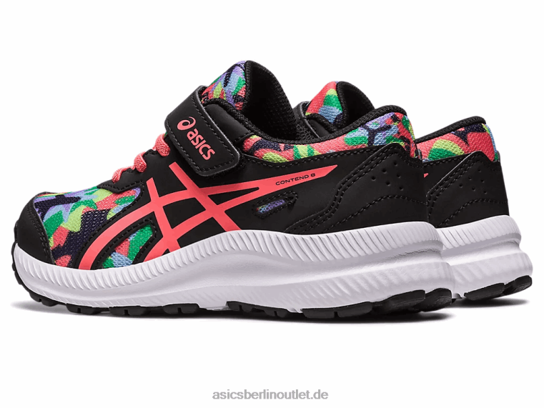 konkurrieren 8 Vorschule BL4N4249Asics Schwarz/Papaya