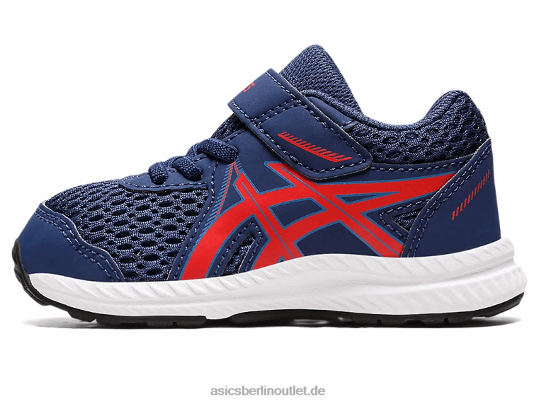 Contend 7 Kleinkindgröße BL4N4390Asics Deep Ocean/klassisches Rot