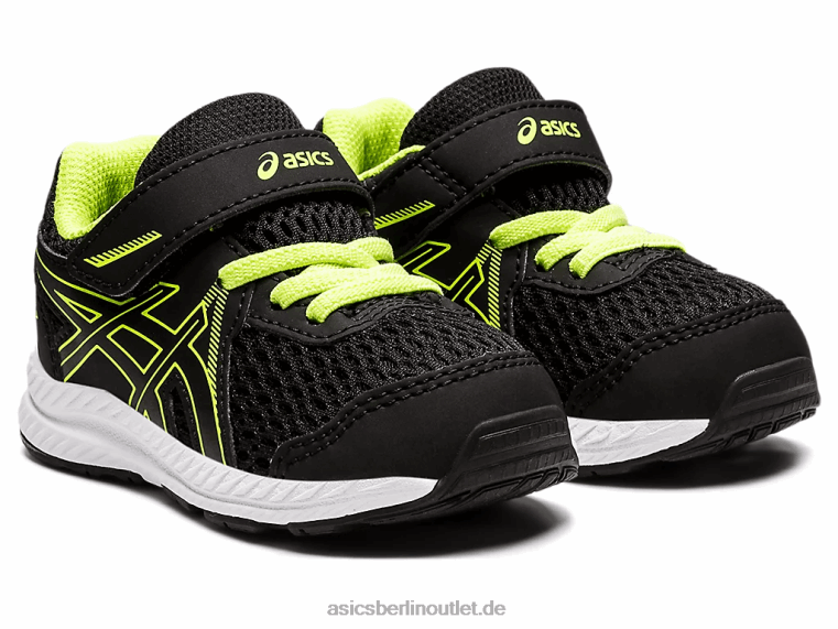 Contend 7 Kleinkindgröße BL4N4485Asics Schwarz/Gefahrengrün