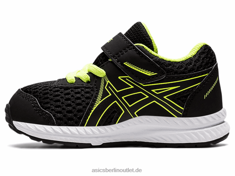 Contend 7 Kleinkindgröße BL4N4485Asics Schwarz/Gefahrengrün