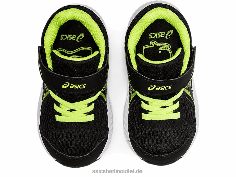 Contend 7 Kleinkindgröße BL4N4485Asics Schwarz/Gefahrengrün
