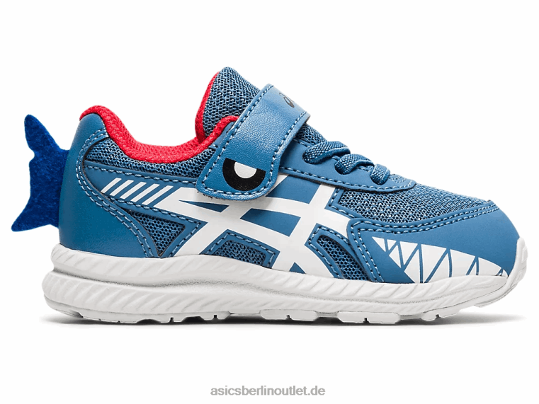 Contend 7 Kleinkindgröße BL4N4545Asics graues Zahnseide/weiß
