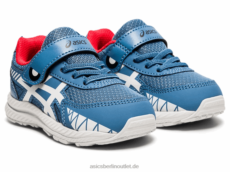 Contend 7 Kleinkindgröße BL4N4545Asics graues Zahnseide/weiß