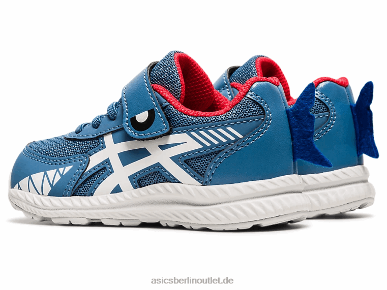 Contend 7 Kleinkindgröße BL4N4545Asics graues Zahnseide/weiß