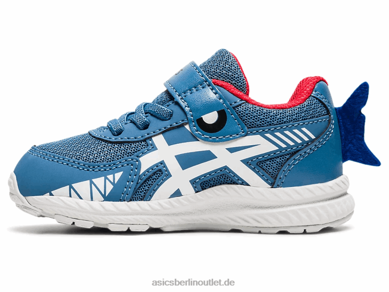 Contend 7 Kleinkindgröße BL4N4545Asics graues Zahnseide/weiß