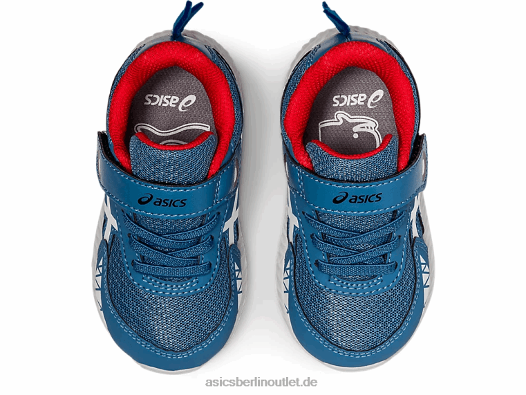 Contend 7 Kleinkindgröße BL4N4545Asics graues Zahnseide/weiß