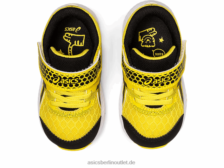 Contend 8 Schulhof in Kleinkindgröße BL4N4406Asics leuchtendes Gelb/Schwarz