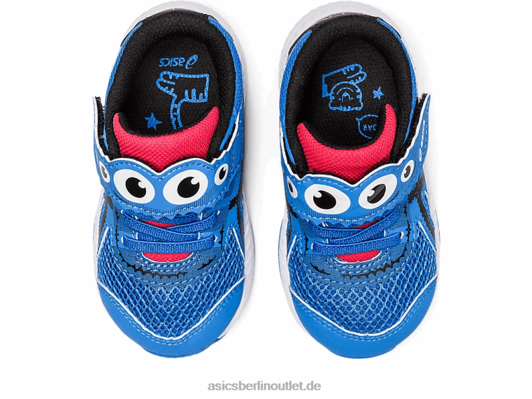 Contend 8 Schulhof in Kleinkindgröße BL4N4407Asics blaue Küste/schwarz