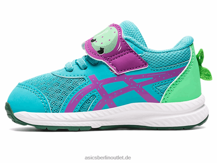 Contend 8 Schulhof in Kleinkindgröße BL4N4411Asics Seeglas/Orchidee