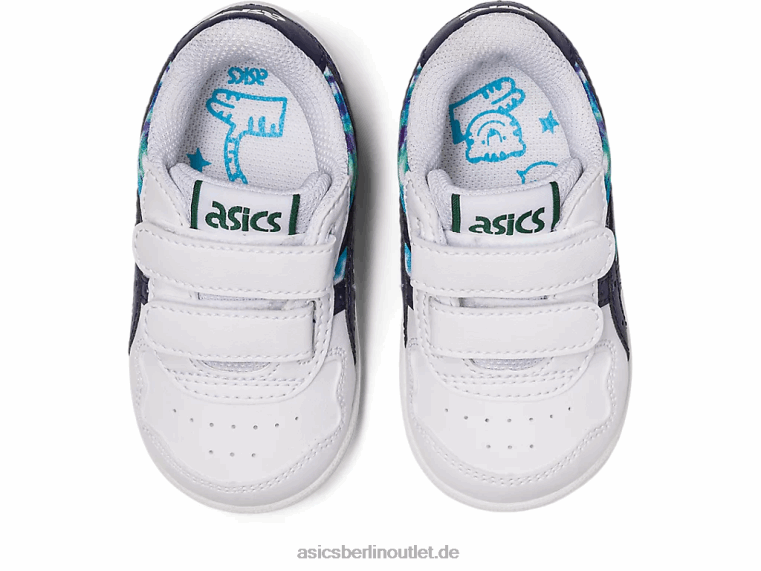 Japans Kleinkindgröße BL4N4327Asics weiß/peacoat