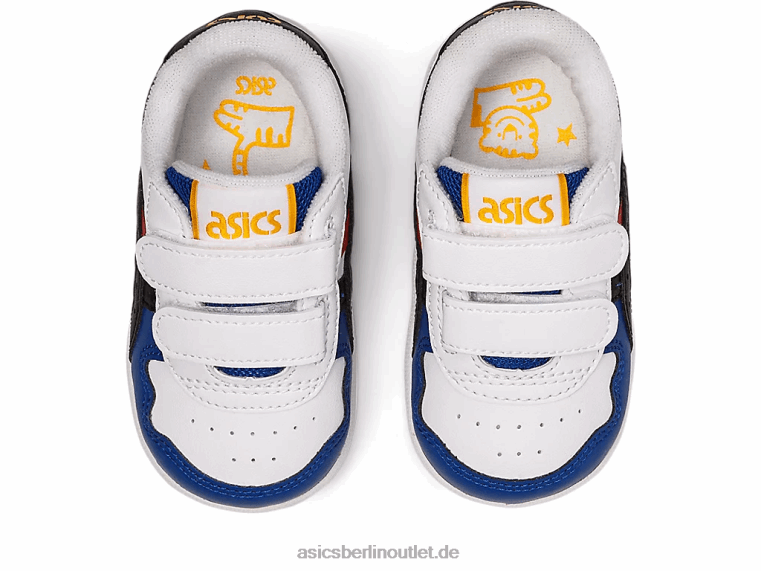 Japans Kleinkindgröße BL4N4428Asics weiß schwarz