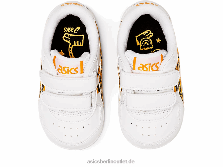 Japans Kleinkindgröße BL4N4443Asics weiß/gelb
