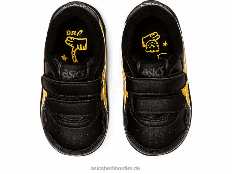 Japans Kleinkindgröße BL4N4449Asics schwarz/tigergelb