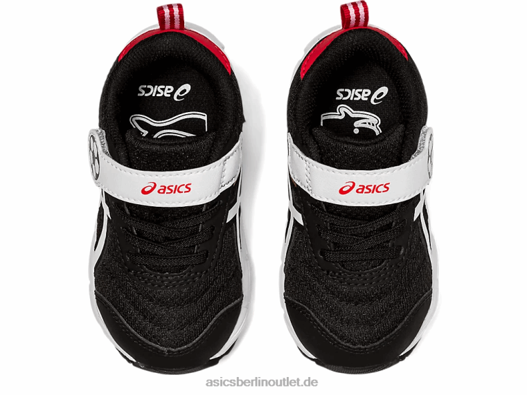 Konkurrieren Sie mit der Größe 6 für Kleinkinder BL4N4556Asics schwarz/reines Gold
