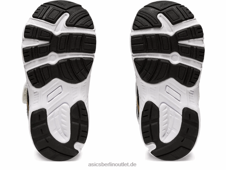 Konkurrieren Sie mit der Größe 6 für Kleinkinder BL4N4556Asics schwarz/reines Gold