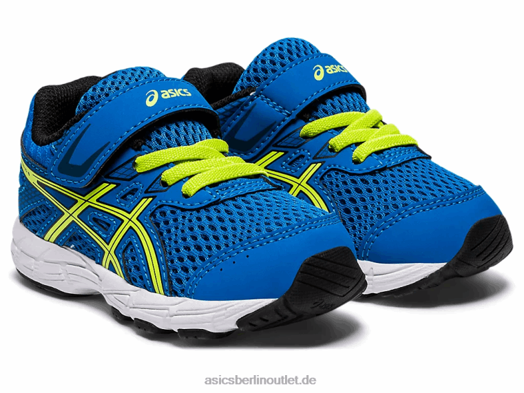 Konkurrieren Sie mit der Größe 6 für Kleinkinder BL4N4562Asics Directoireblau/Limettenschale