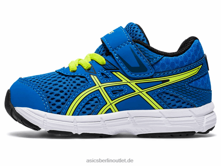 Konkurrieren Sie mit der Größe 6 für Kleinkinder BL4N4562Asics Directoireblau/Limettenschale