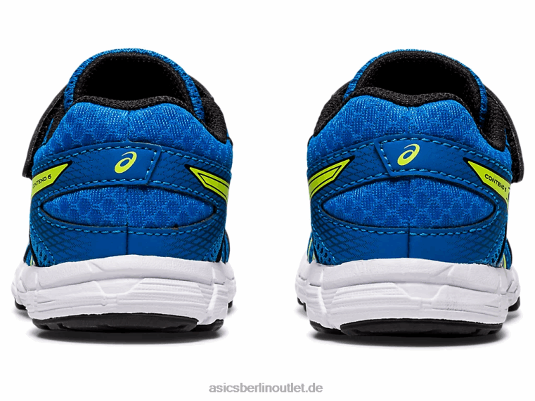 Konkurrieren Sie mit der Größe 6 für Kleinkinder BL4N4562Asics Directoireblau/Limettenschale