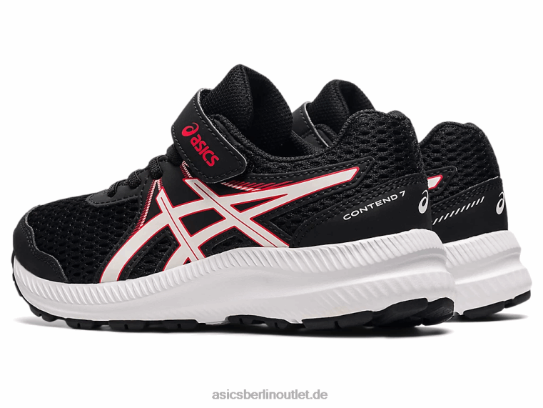 Contend 7 Vorschule BL4N4512Asics Schwarz/Elektrorot