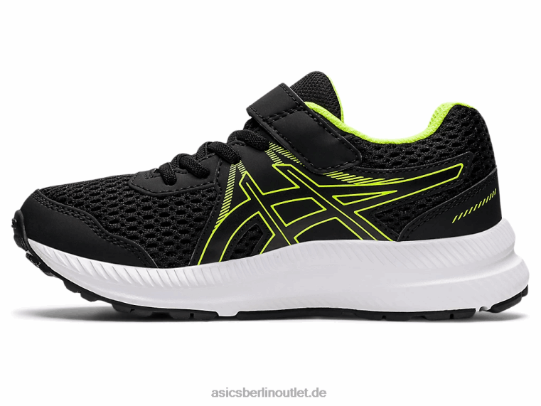 Contend 7 Vorschule BL4N4518Asics Schwarz/Gefahrengrün