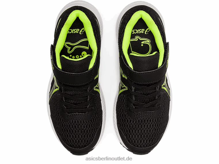 Contend 7 Vorschule BL4N4518Asics Schwarz/Gefahrengrün