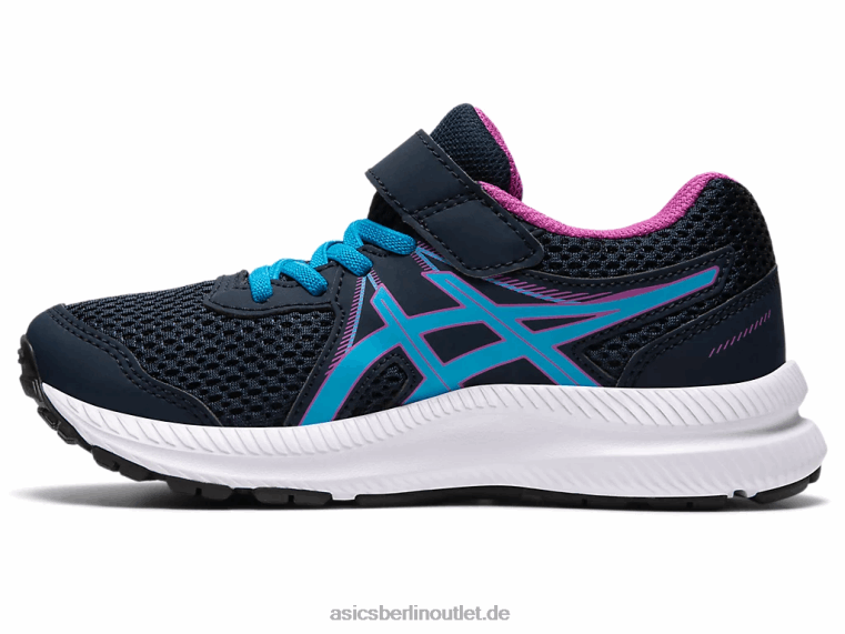 Contend 7 Vorschule BL4N4549Asics Französisches Blau/Digital-Aqua