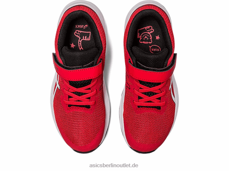 GT-1000 11 Vorschule BL4N4254Asics elektrisch rot/weiß