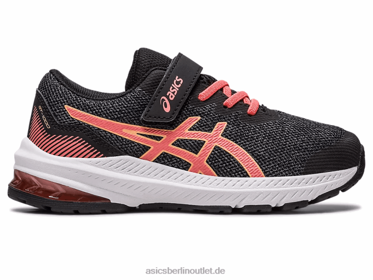 GT-1000 11 Vorschule BL4N4296Asics Schwarz/Papaya