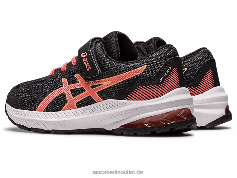 GT-1000 11 Vorschule BL4N4296Asics Schwarz/Papaya