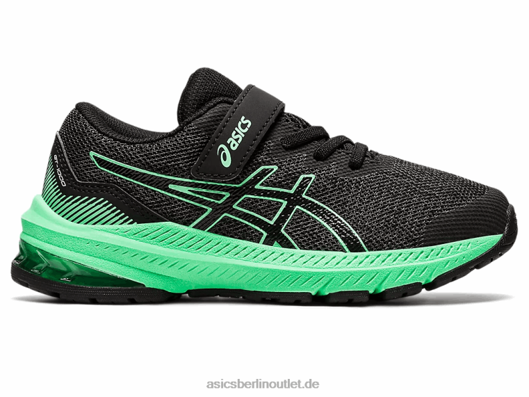 GT-1000 11 Vorschule BL4N4353Asics Graphitgrau/neues Blatt