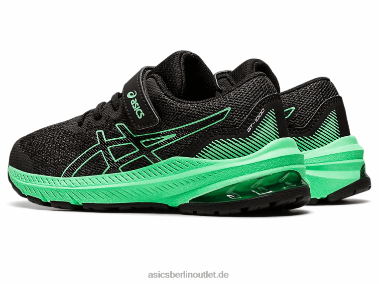 GT-1000 11 Vorschule BL4N4353Asics Graphitgrau/neues Blatt