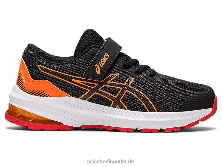 GT-1000 11 Vorschule BL4N4458Asics Graphitgrau/Feuerrot