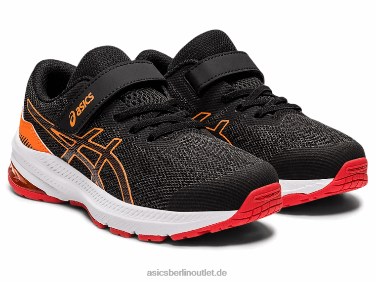 GT-1000 11 Vorschule BL4N4458Asics Graphitgrau/Feuerrot