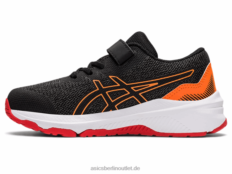 GT-1000 11 Vorschule BL4N4458Asics Graphitgrau/Feuerrot
