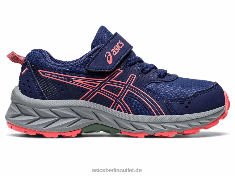 Gel-Venture 9 Vorschule BL4N4218Asics Indigoblau/Papaya