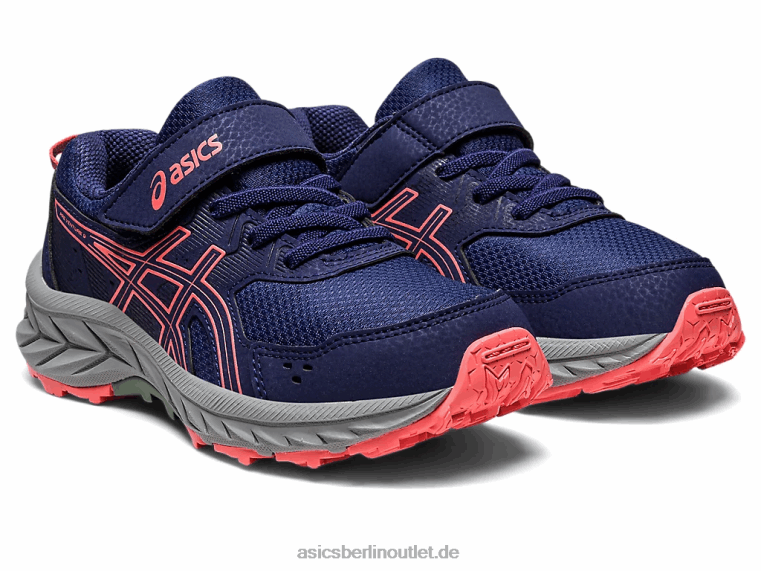 Gel-Venture 9 Vorschule BL4N4218Asics Indigoblau/Papaya