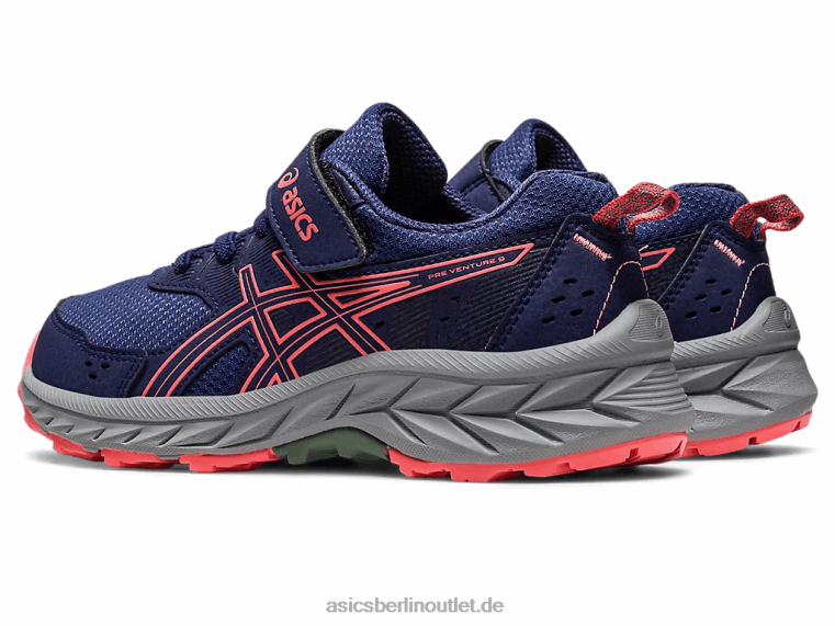 Gel-Venture 9 Vorschule BL4N4218Asics Indigoblau/Papaya