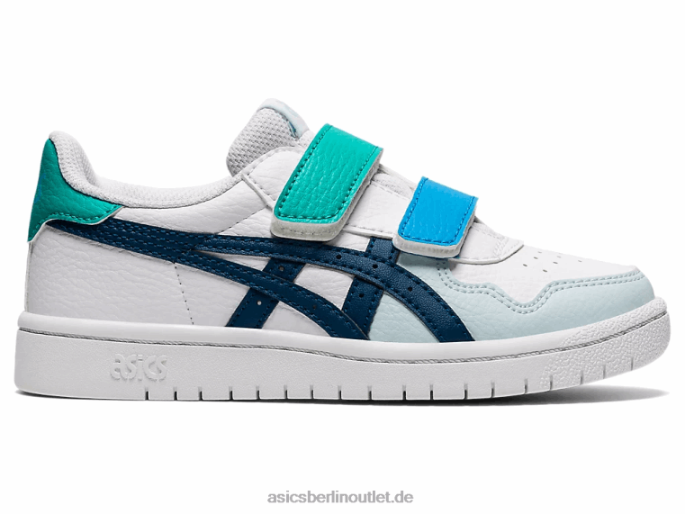 Japans Vorschule BL4N4540Asics weiß/makoblau