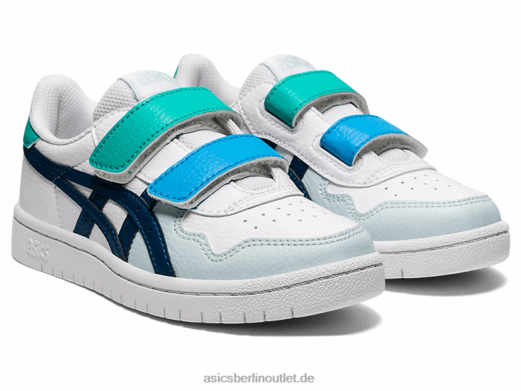 Japans Vorschule BL4N4540Asics weiß/makoblau
