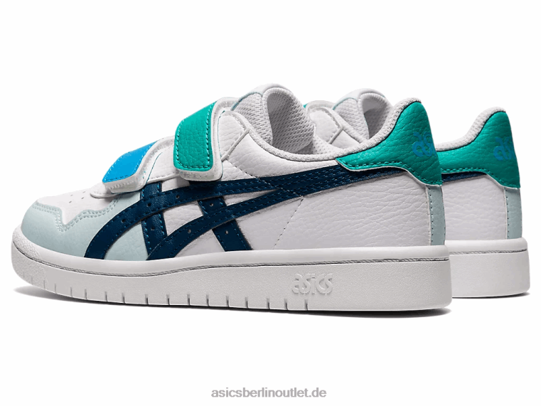 Japans Vorschule BL4N4540Asics weiß/makoblau