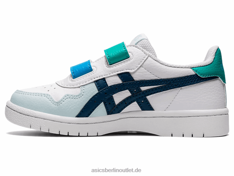 Japans Vorschule BL4N4540Asics weiß/makoblau