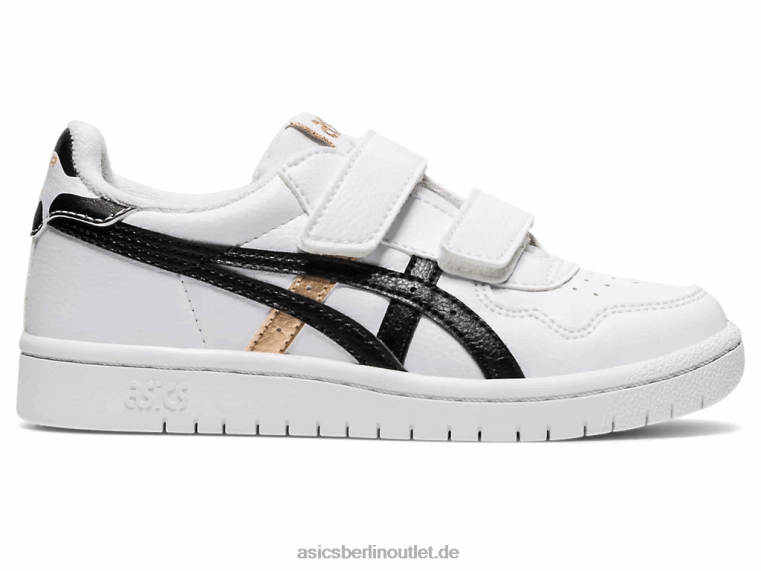 Japans Vorschule BL4N4543Asics weiß schwarz