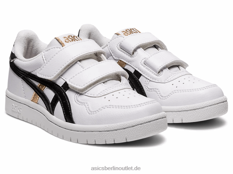 Japans Vorschule BL4N4543Asics weiß schwarz