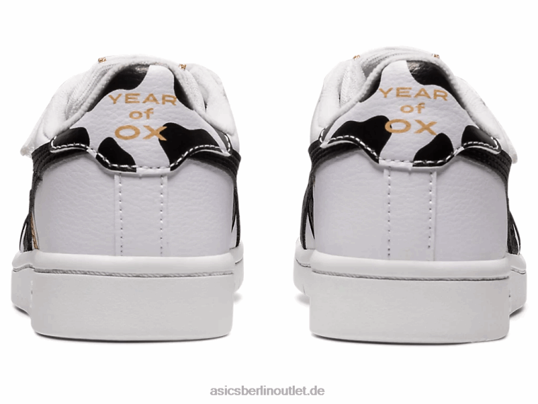 Japans Vorschule BL4N4543Asics weiß schwarz