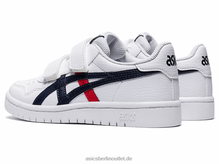 Japans Vorschule BL4N4559Asics weiß/klassisches rot