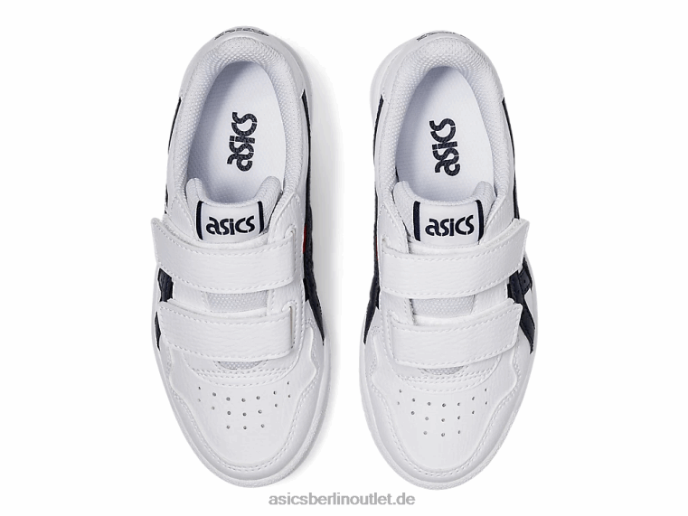 Japans Vorschule BL4N4559Asics weiß/klassisches rot