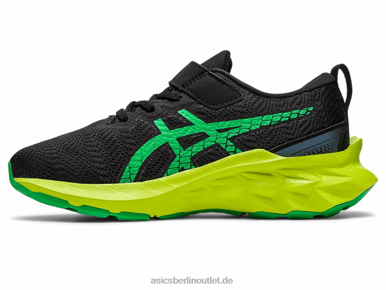 Novablast 2 Vorschule BL4N4224Asics Schwarz/Limettenschale
