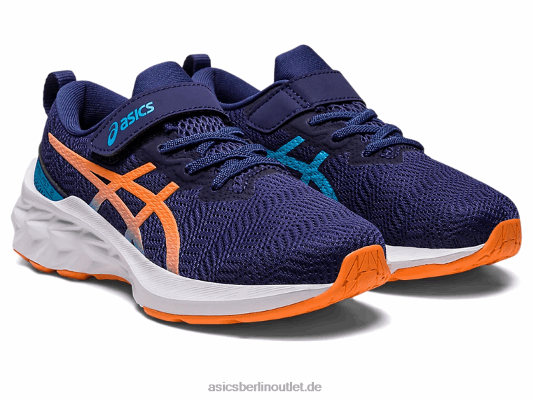 Novablast 2 Vorschule BL4N4283Asics Indigoblau/Sonnenpfirsich