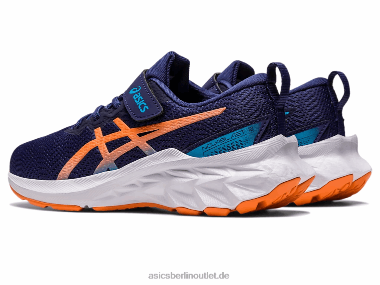 Novablast 2 Vorschule BL4N4283Asics Indigoblau/Sonnenpfirsich