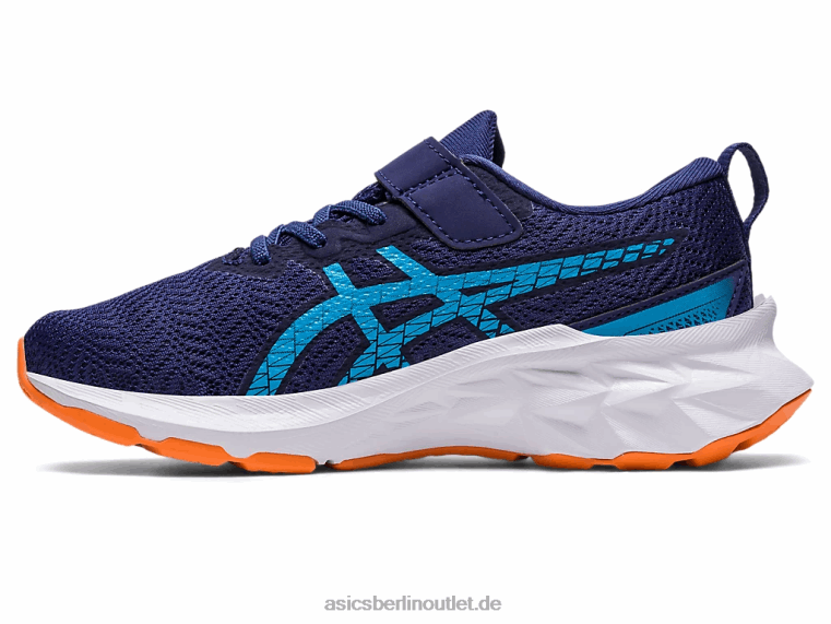 Novablast 2 Vorschule BL4N4283Asics Indigoblau/Sonnenpfirsich